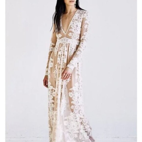 For Love & Lemons x Free People Temecula Maxi Dress - Picture 1 of 11